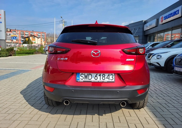 Mazda CX-3 cena 79900 przebieg: 30250, rok produkcji 2018 z Rybnik małe 121